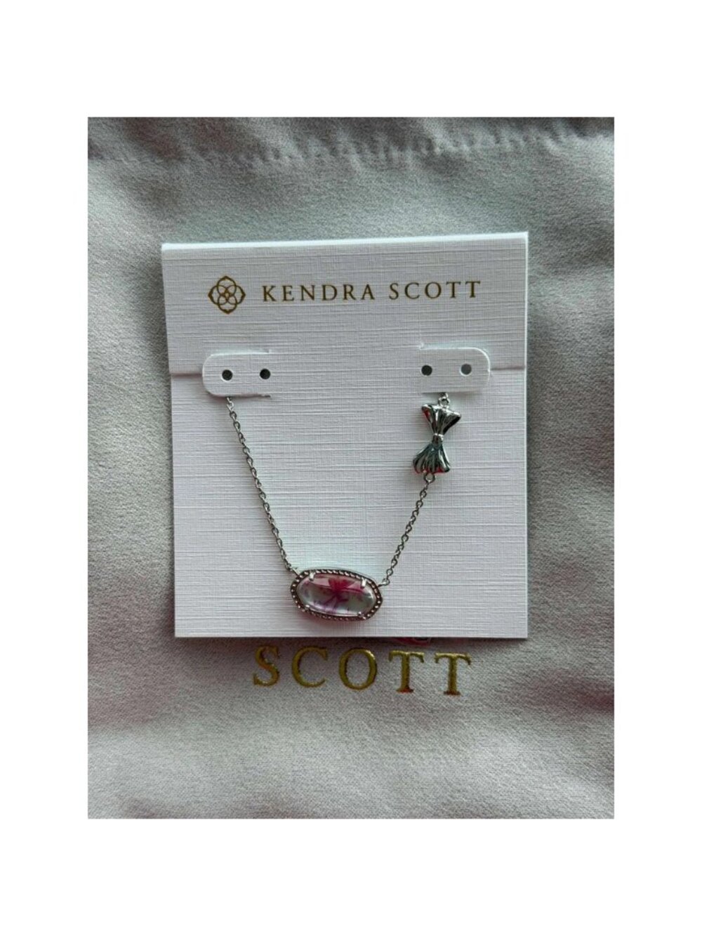 Kendra Scott Pink Pendant Necklace